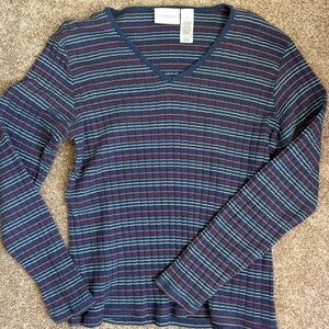 Liz Claiborne Striped Top